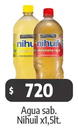Autoservicio Capo Nihuil agua sab. oferta