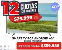 Supermayorista Vital RCA Smart tv android 40" oferta