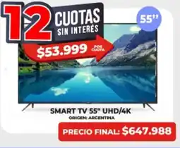 Supermayorista Vital Smart tv 55" uhd/4k oferta