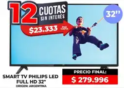 Supermayorista Vital Smart tv philips led full hd 32" oferta