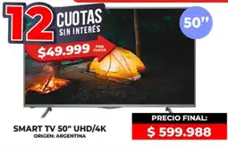 Supermayorista Vital Smart tv 50" uhd/4k oferta