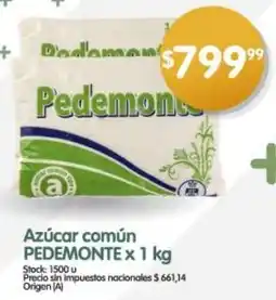 Supermercados Buenos Días Pedemonte azúcar común oferta