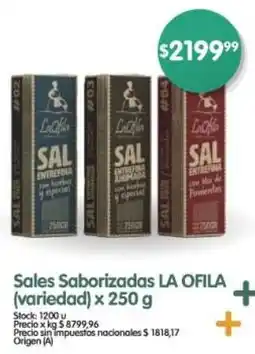 Supermercados Buenos Días La ofila sales saborizadas oferta