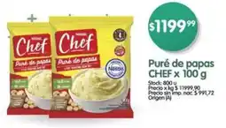 Supermercados Buenos Días Chef puré de papas oferta