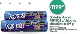 Supermercados Buenos Días Pepitos galletas dulces c/chips de chocolate oferta