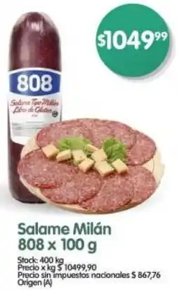 Supermercados Buenos Días Milán salame oferta