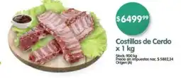 Supermercados Buenos Días Costillas de cerdo oferta