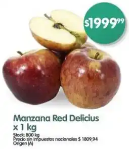 Supermercados Buenos Días Manzana red delicius oferta