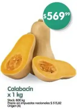 Supermercados Buenos Días Calabacín oferta