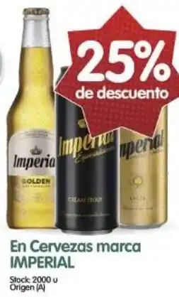 Supermercados Buenos Días Imperial en cervezas marca oferta