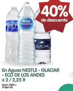 Supermercados Buenos Días En aguas nestle - glaciar - eco de los andes oferta