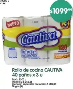 Supermercados Buenos Días Cautiva rollo de cocina oferta