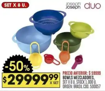 Coto Bowls mezcladores oferta