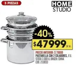 Coto Home studio pastarella con 2 coladores oferta