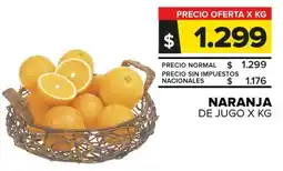 Carrefour Naranja de jugo oferta
