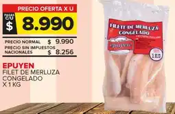 Carrefour Epuyen filet de merluza congelado oferta