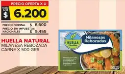Carrefour Huella natural milanesa rebozada carne oferta