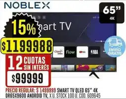 Coto Noblex smart tv 65" oferta