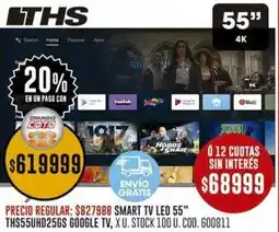 Coto LTHS smart tv led 55" oferta