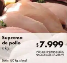 Disco Suprema de pollo oferta