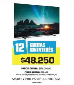 Hipermercado Libertad PHILIPS 50" Smart TV oferta