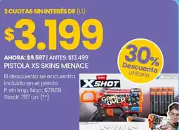 Changomas Pistola xs skins menace oferta