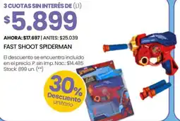 Changomas Fast shoot spiderman oferta