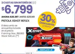 Changomas Pistola xshot reflex oferta