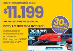 Changomas Pistola x shot vigilante excel oferta