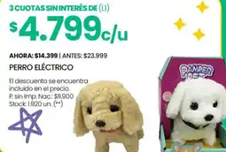Changomas Perro eléctrico oferta