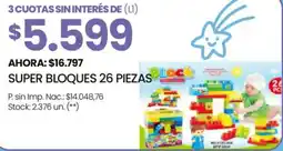 Changomas Super bloques oferta