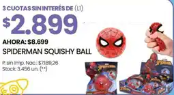 Changomas Spiderman squishy ball oferta