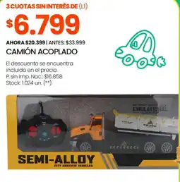 Changomas Camión acoplado oferta