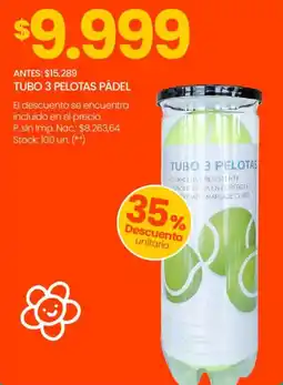 Changomas Tubo 3 pelotas pádel oferta