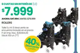 Changomas Rollers oferta
