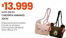 Changomas Carterita animales oferta