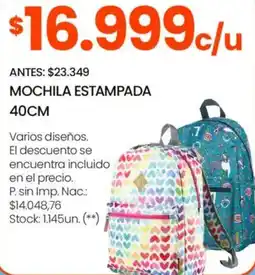 Changomas Mochila estampada oferta