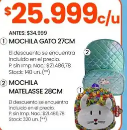 Changomas Mochila gato oferta
