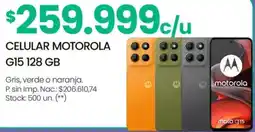 Changomas Motorola celular g15 oferta