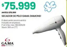 Changomas Ga.ma secador de pelo gama diamond oferta