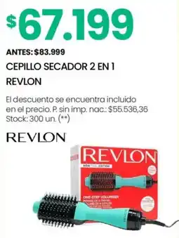 Changomas Revlon cepillo secador 2 en 1 oferta