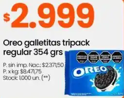 Changomas Oreo galletitas tripack regular oferta