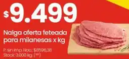 Changomas Nalga oferta feteada para milanesas oferta