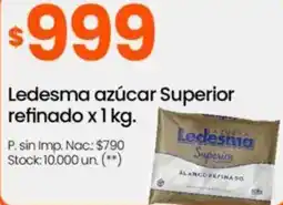 Changomas Ledesma azúcar superior refinado oferta