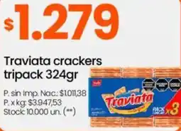 Changomas Traviata crackers tripack oferta