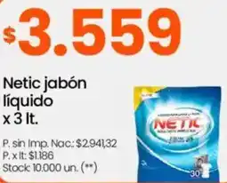 Changomas Netic jabón líquido oferta