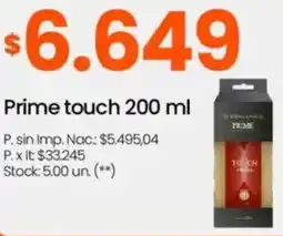 Changomas Prime touch oferta