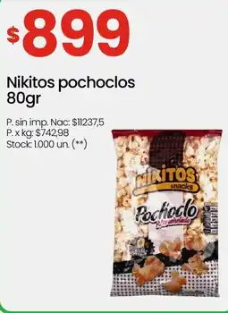 Changomas Nikitos pochoclos oferta