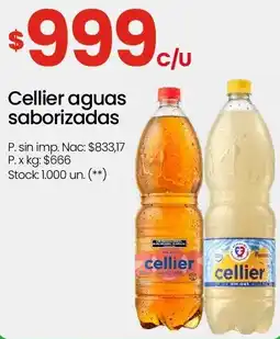 Changomas Cellier aguas saborizadas oferta