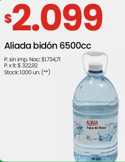 Changomas Aliada bidón oferta